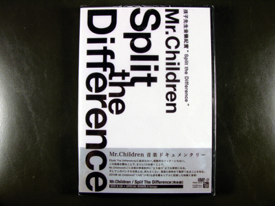 Mr. Children Split The Difference 2010 DVD